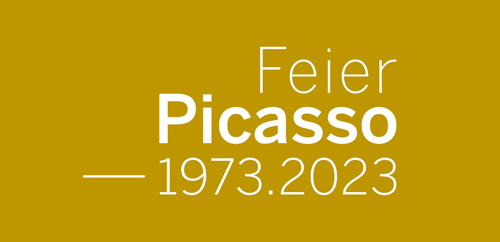 Feier Picasso 1973-2023