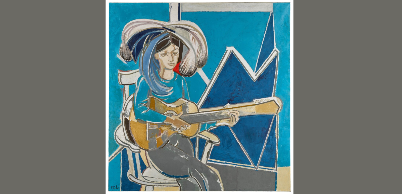 Françoise Gilot, Paloma à la Guitare, 1921