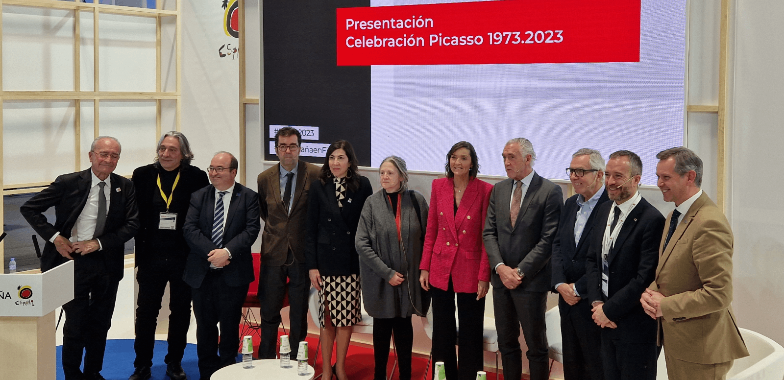Presentación en FITUR de la Celebración Picasso con los ministros y directores de museos