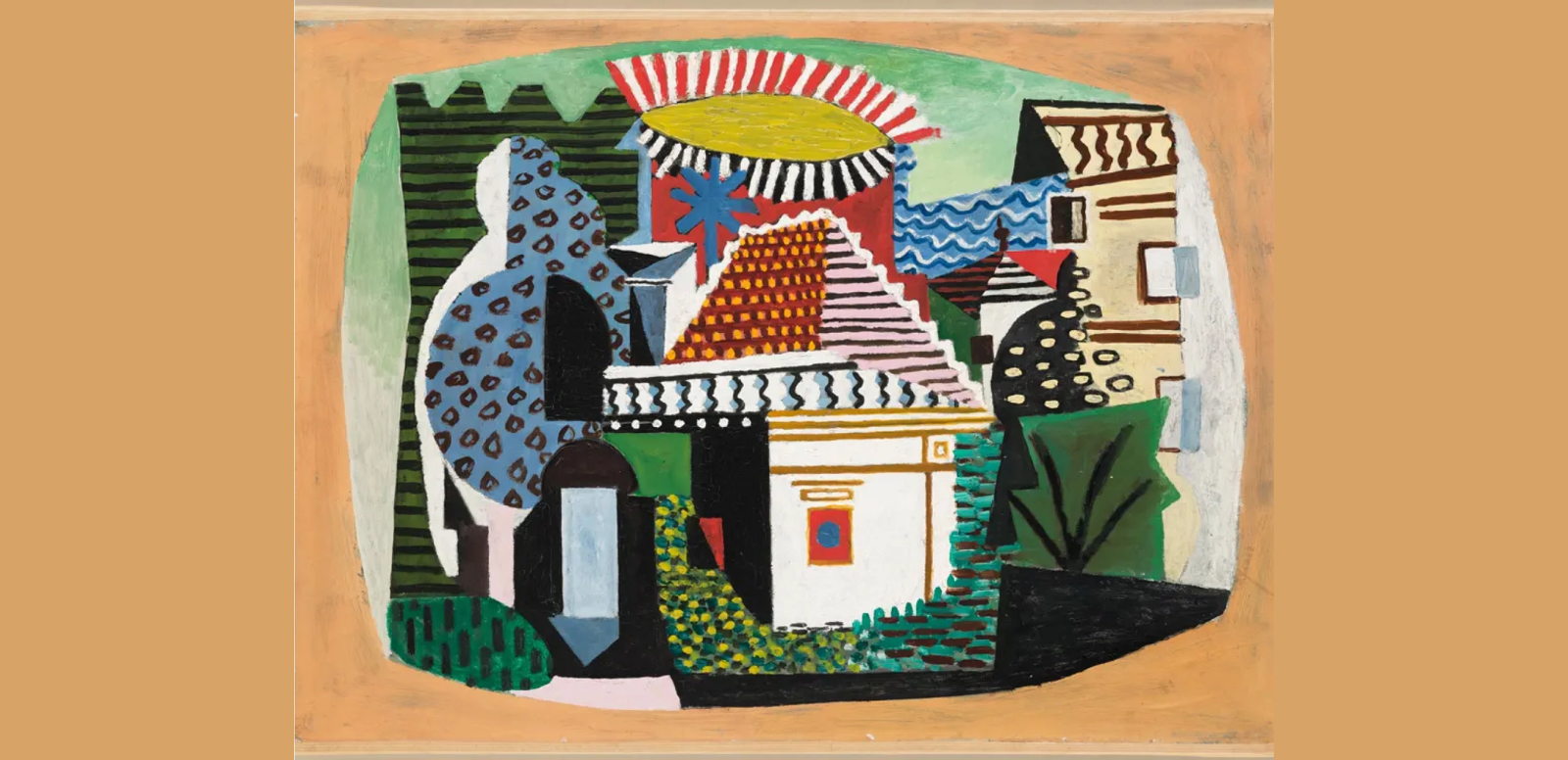 Pablo Picasso, "Paysage de Juan-les-Pins", 1920