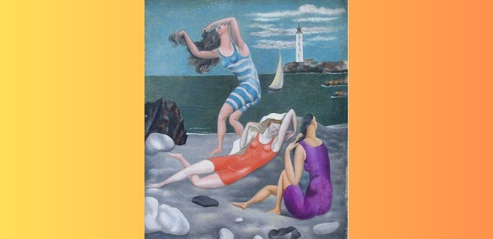 Pablo Picasso. "Las bañistas." 1918