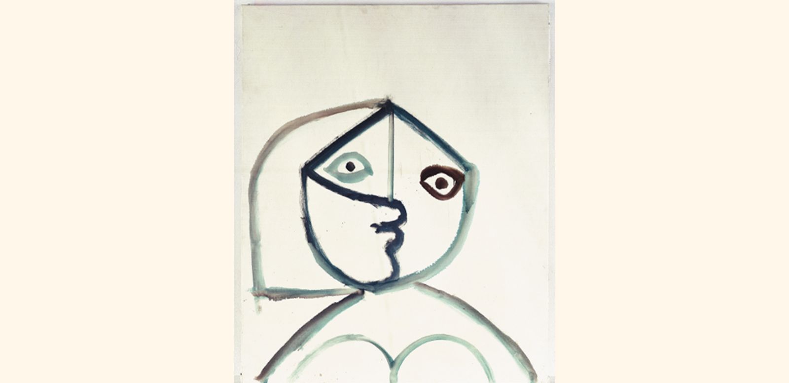 Pablo Picasso Buste de femme [Busto de mujer] Mougins, 11 de julio de 1971 