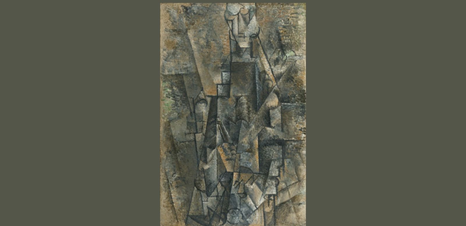 Pablo Picasso, “Hombre con clarinete”, 1911-1912