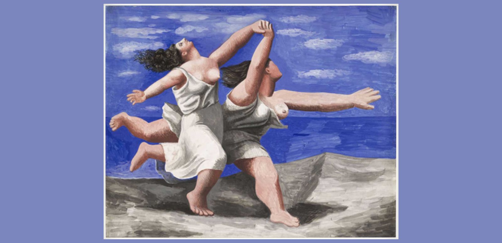 Pablo Picasso, “Dos mujeres corriendo por la playa”, 1922