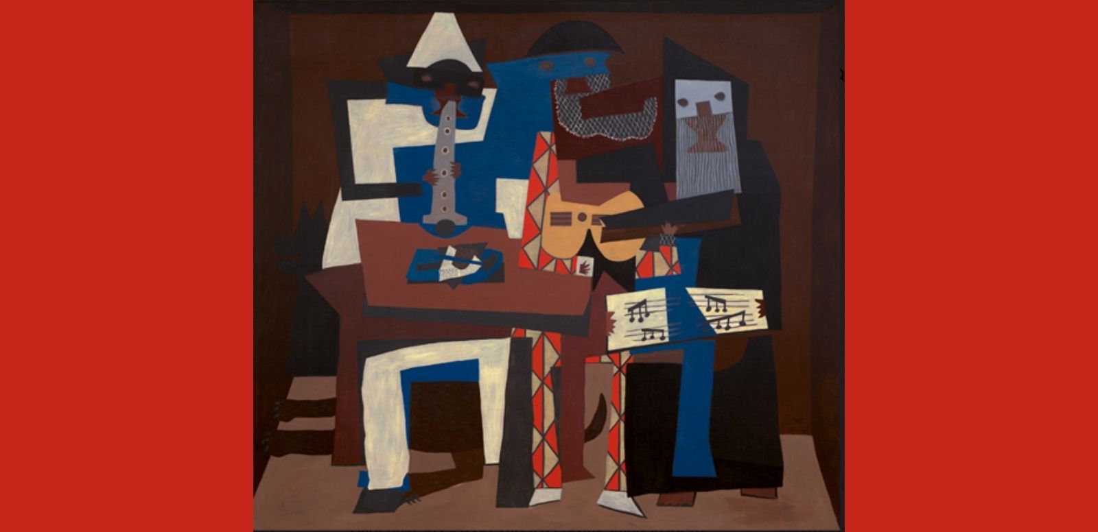 Pablo Picasso, “Los tres músicos”, 1921