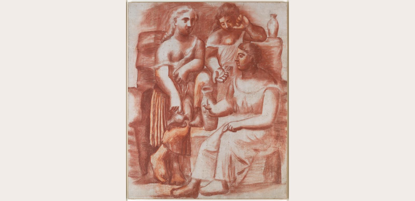 Pablo Picasso. "Tres mujeres en el manantial". Fontainebleau, verano de 1921. 
