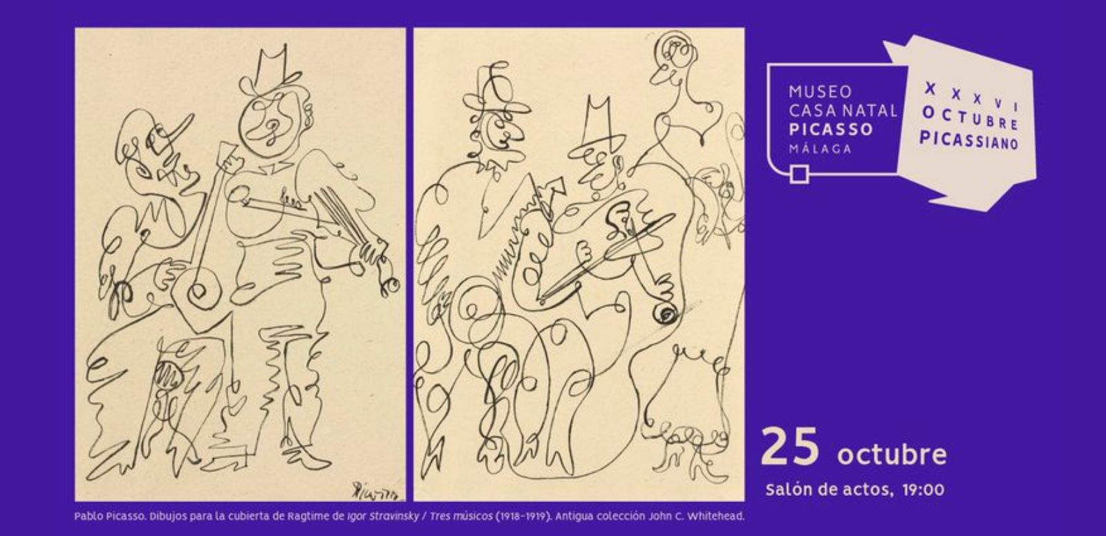 Cartel de Casa Encendida "El jazz en el París de Picasso"