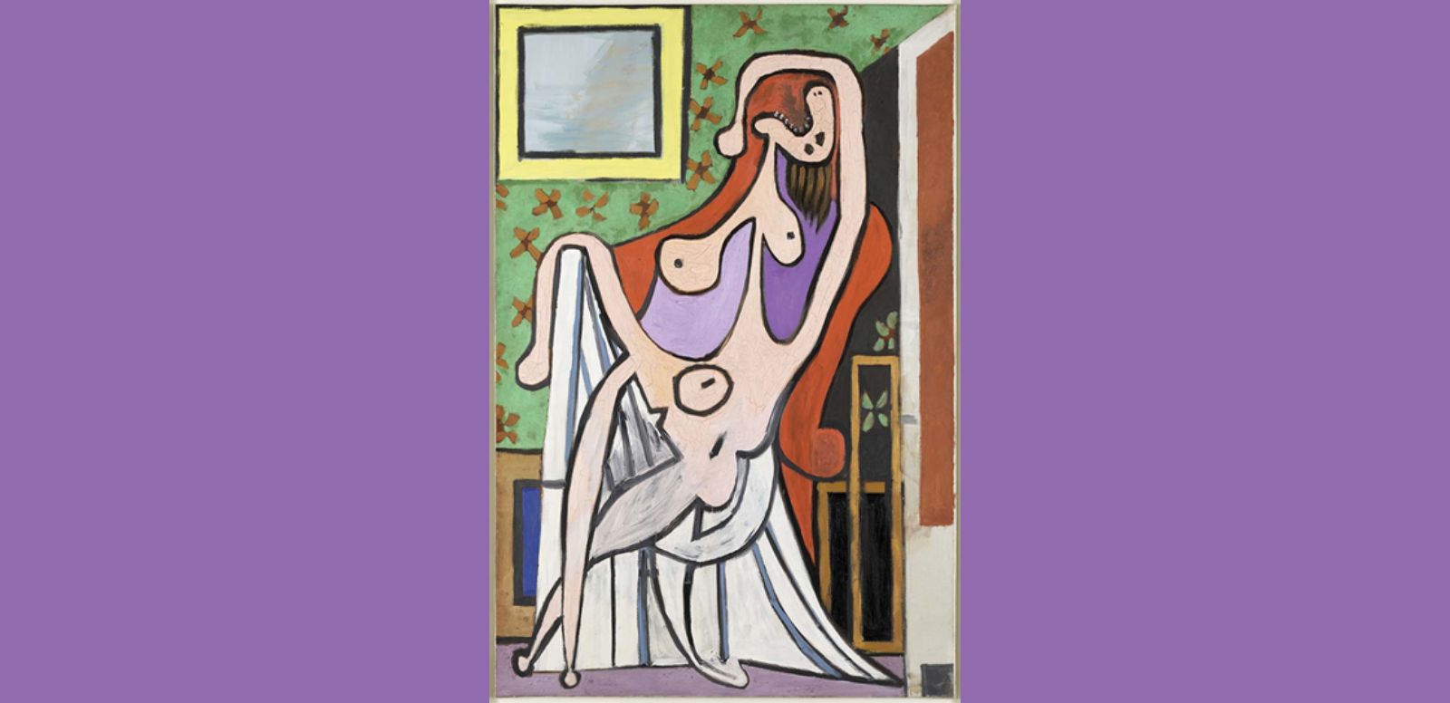 Pablo Picasso, “Gran desnudo en un sillón rojo”, 1929