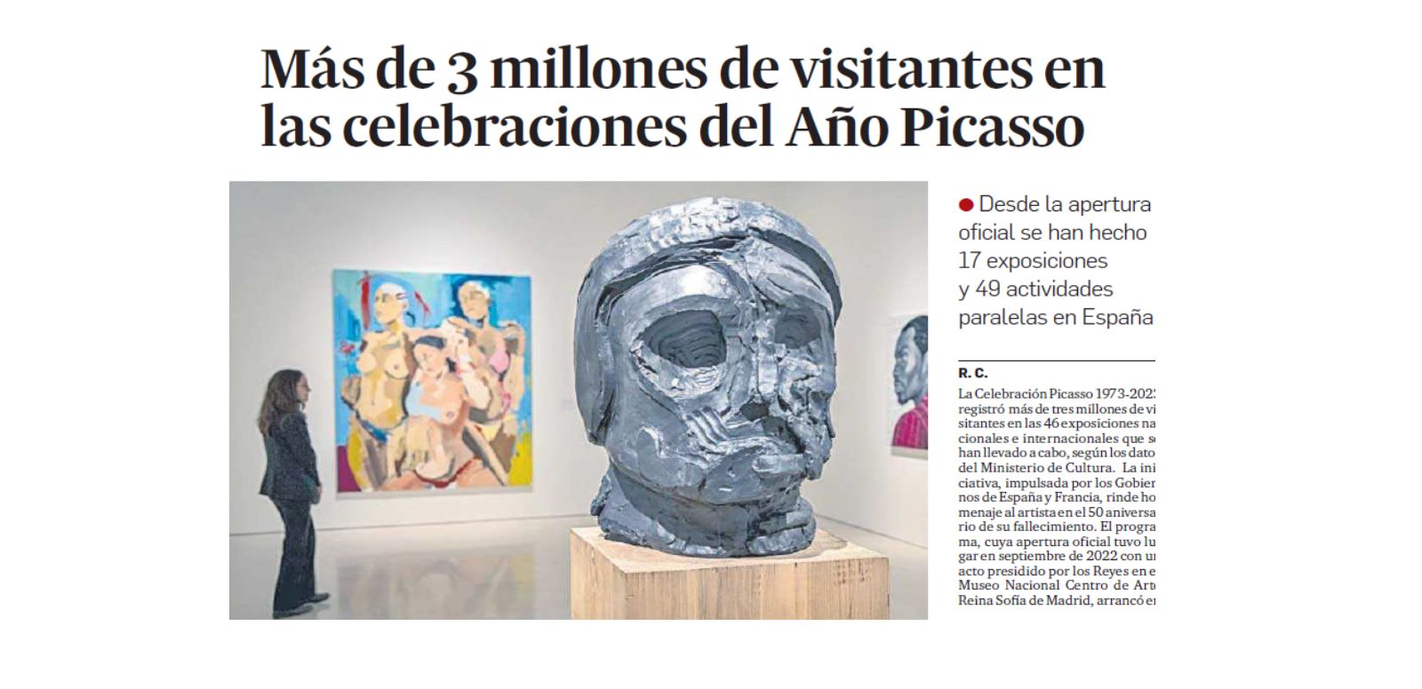Varias obras de Picasso en el museo de la capital de Málaga