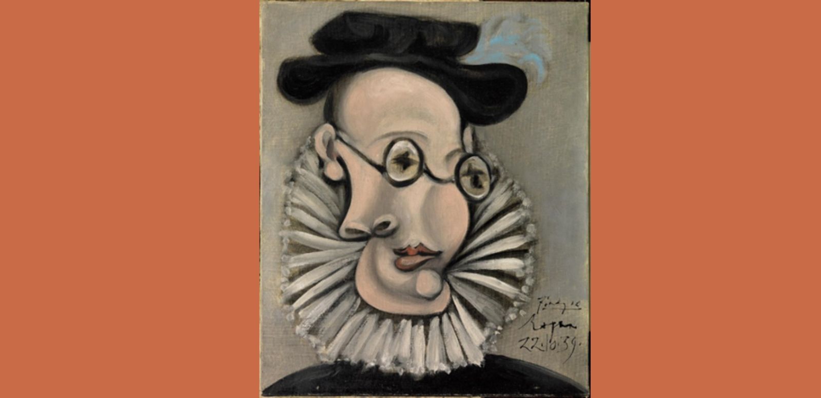 Pablo Picasso, “Jaume Sabartés con gorguera y sombrero” 1939