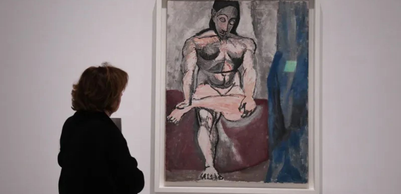 Visitante en el Reina Sofía en la exposición Picasso 1906: la gran transformación