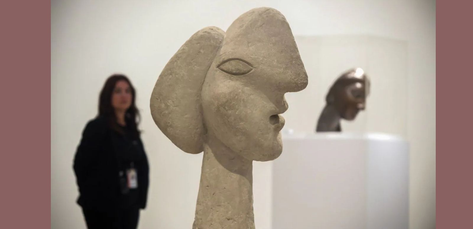 Una de las obras de la exposición 'Picasso escultor. Materia y cuerpo', en el Museo Picasso de Málaga
