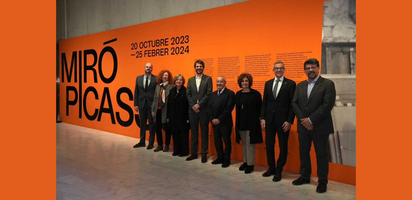Visita del ministro de Cultura, Ernest Urtasun, en el Museu Picasso Barcelona