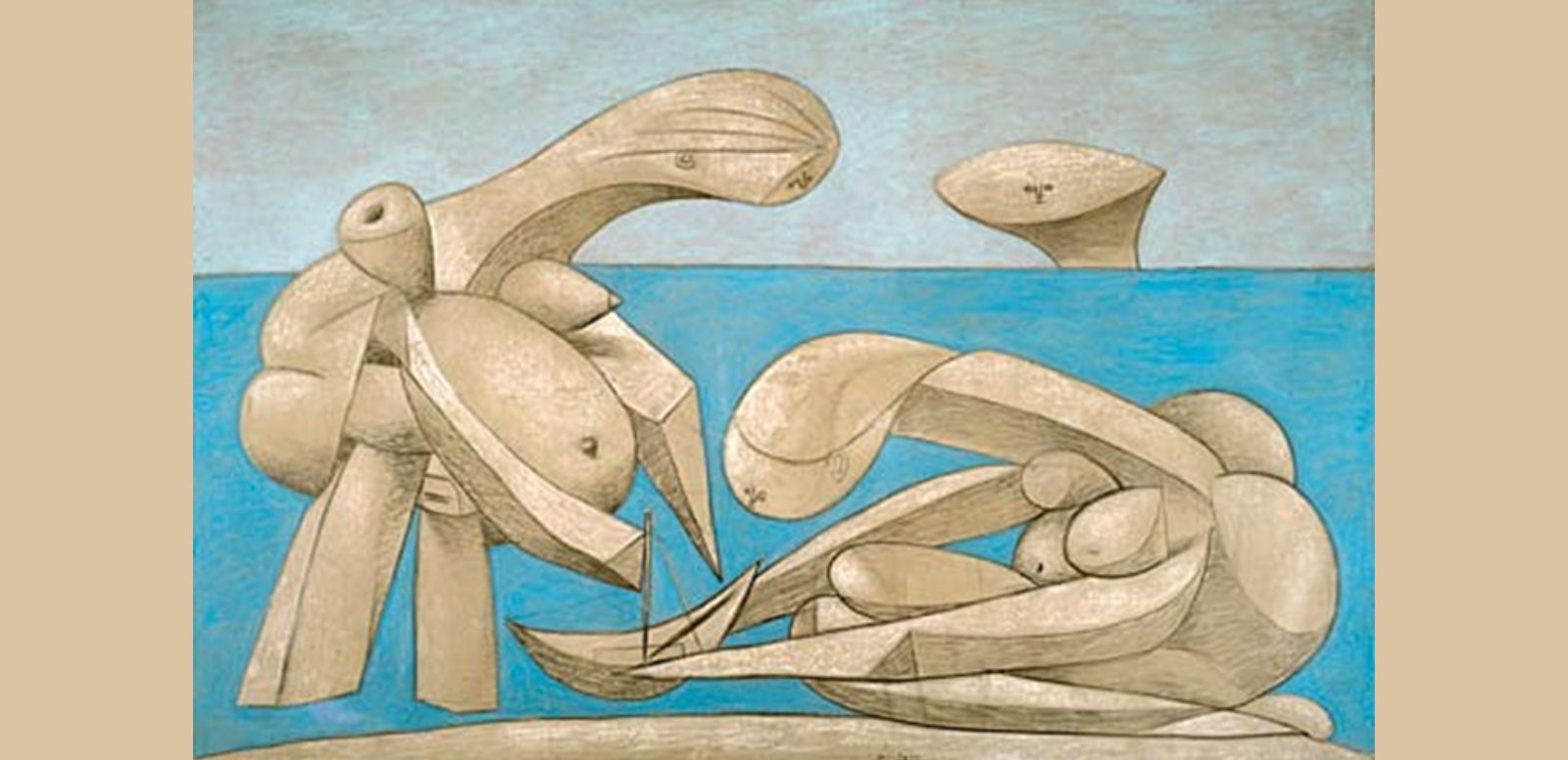 Pablo Picasso “Mujeres jugando en la playa” 1937