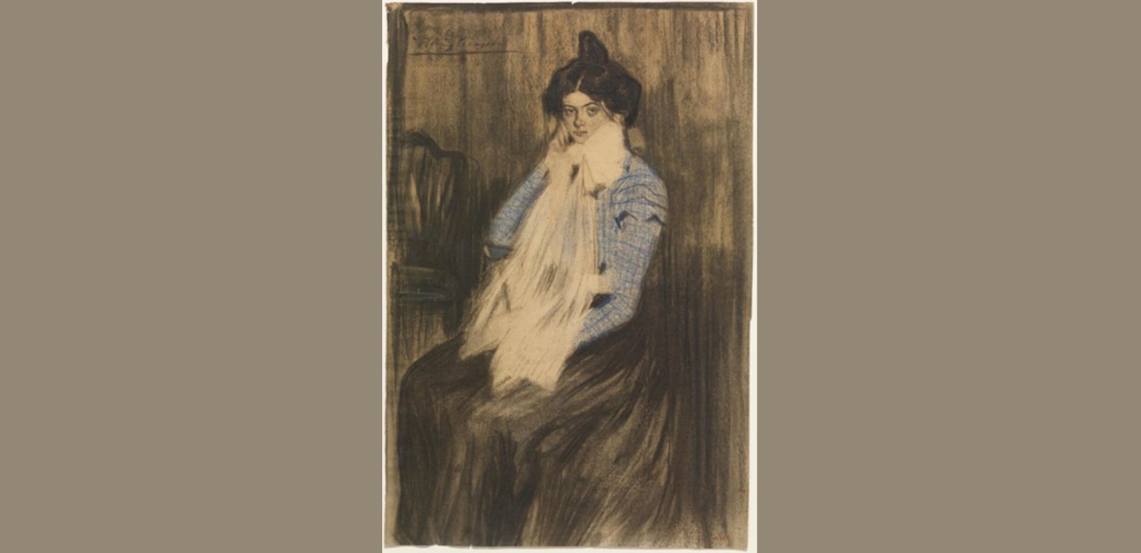 Pablo Picasso. “Lola, la hermana del artista.” 1900